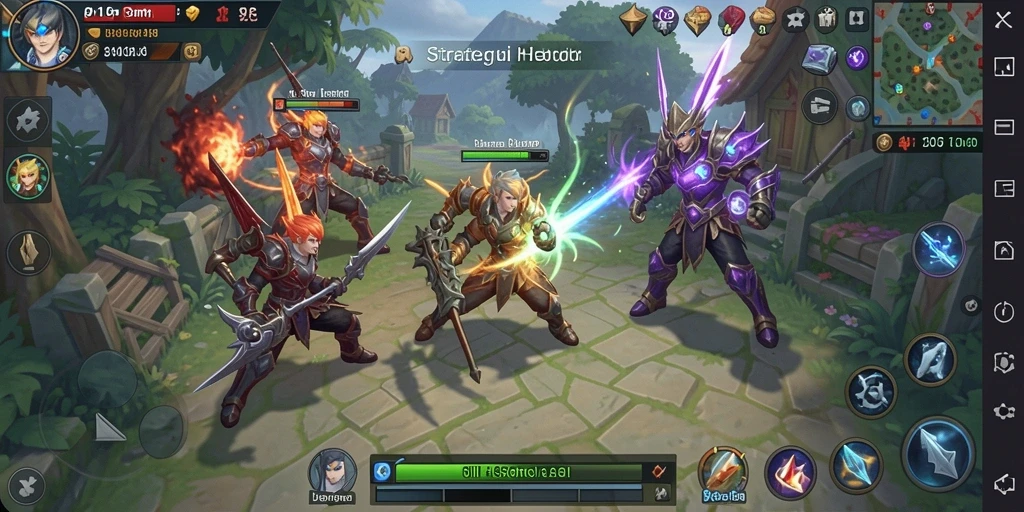 Tampilan gameplay menarik dari 8II dalam kategori SLG.
