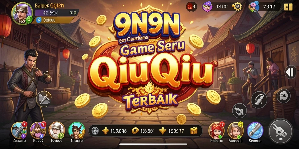 Screenshot gameplay QiuQiu 9N9N yang seru.