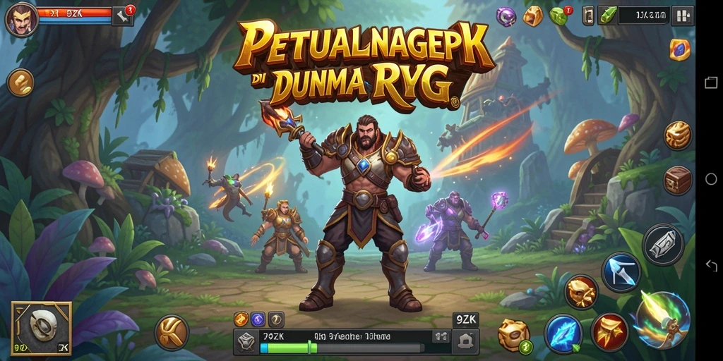Screenshot gameplay 9ZK menampilkan aksi seru dalam petualangan RPG.