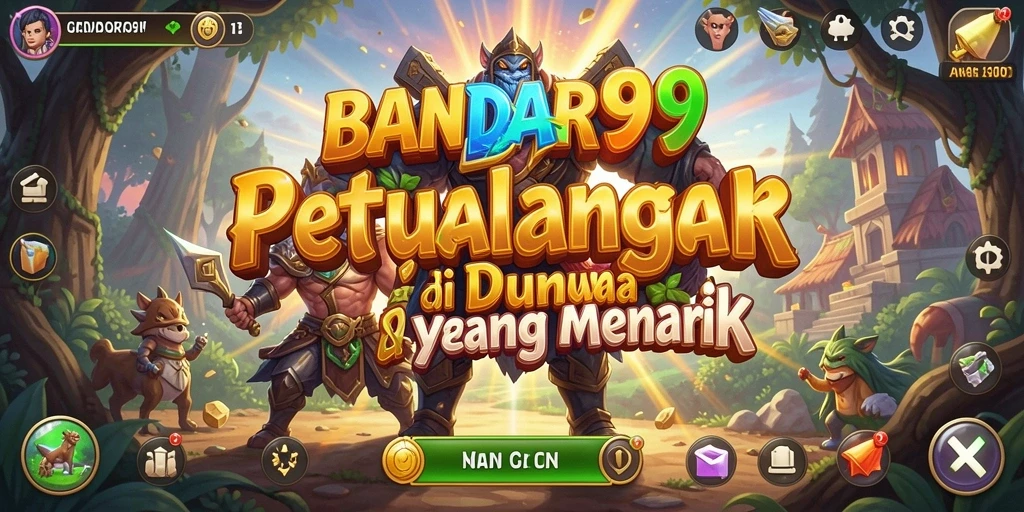 Tampilan gameplay BANDAR99 yang penuh aksi dan petualangan menantang.