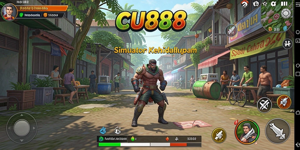 Tampilan gameplay CU888 yang menarik dan interaktif.