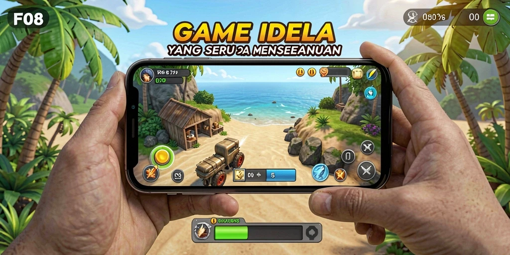 Screenshot F08 menampilkan gameplay yang santai dan menarik dari genre Idle.