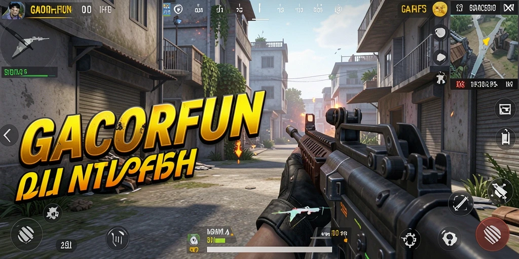 Tampilan gameplay GACORFUN yang mendebarkan dan intens.