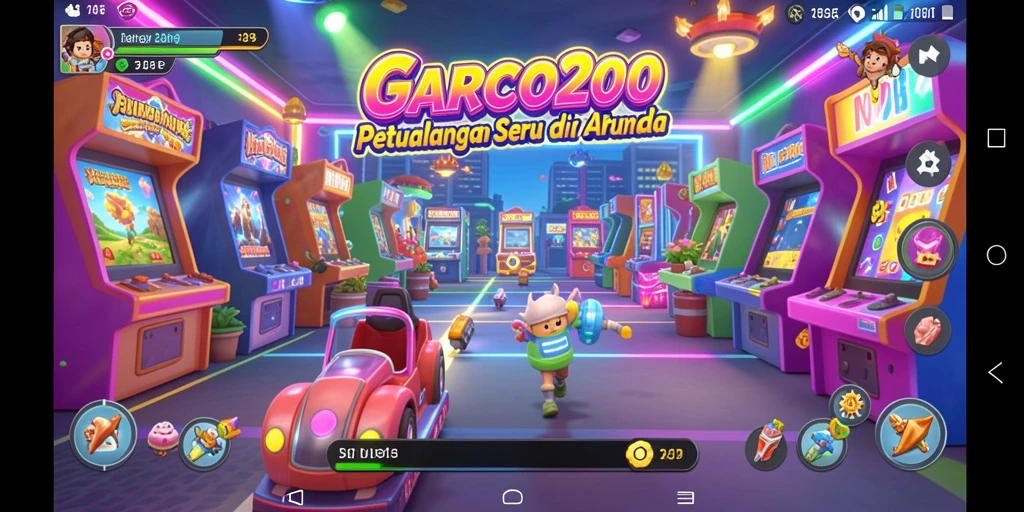 Tampilan gameplay GARCO200 yang seru dan penuh aksi.