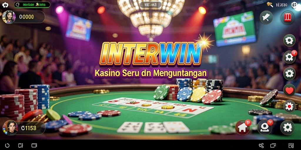 Tampilan menarik dari gameplay Kasino di INTERWIN.