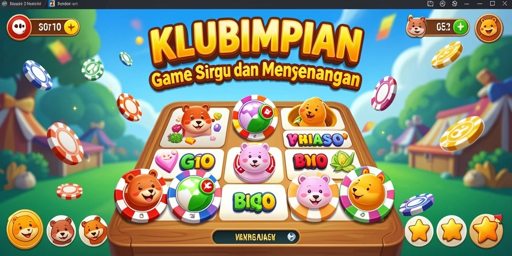 Screenshot gameplay KLUBIMPIAN yang menampilkan momen seru bermain Bingo.