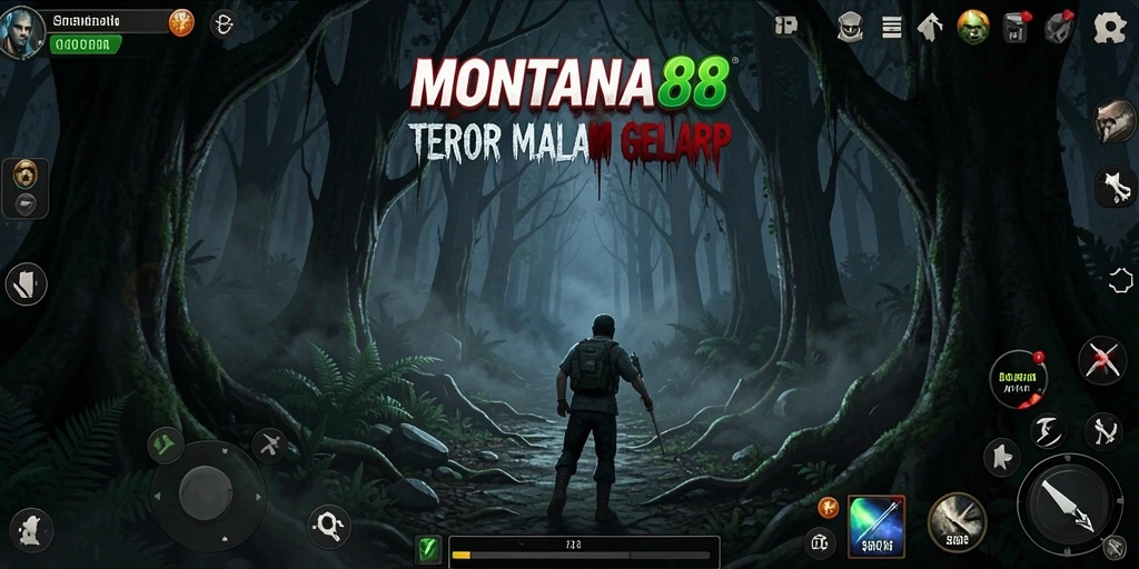 Tangkapan layar gameplay MONTANA88 yang menegangkan dan menyeramkan.