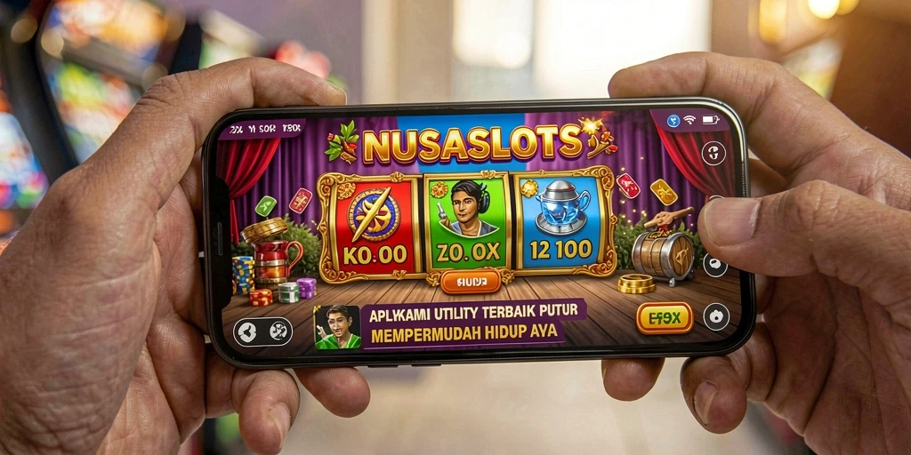Tampilan antarmuka pengguna yang sederhana dan intuitif di NUSASLOTS.