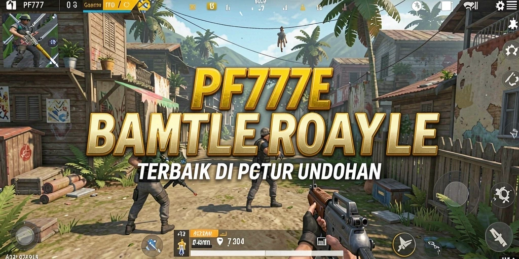Tampilan aksi seru di PF777 saat bertempur dalam Battle Royale.