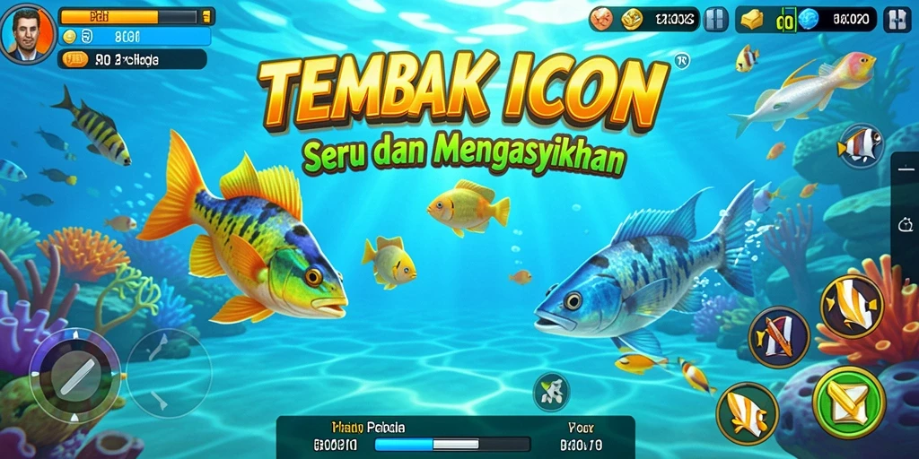 Screenshot gameplay Tembak Ikan PPHOKI yang seru.