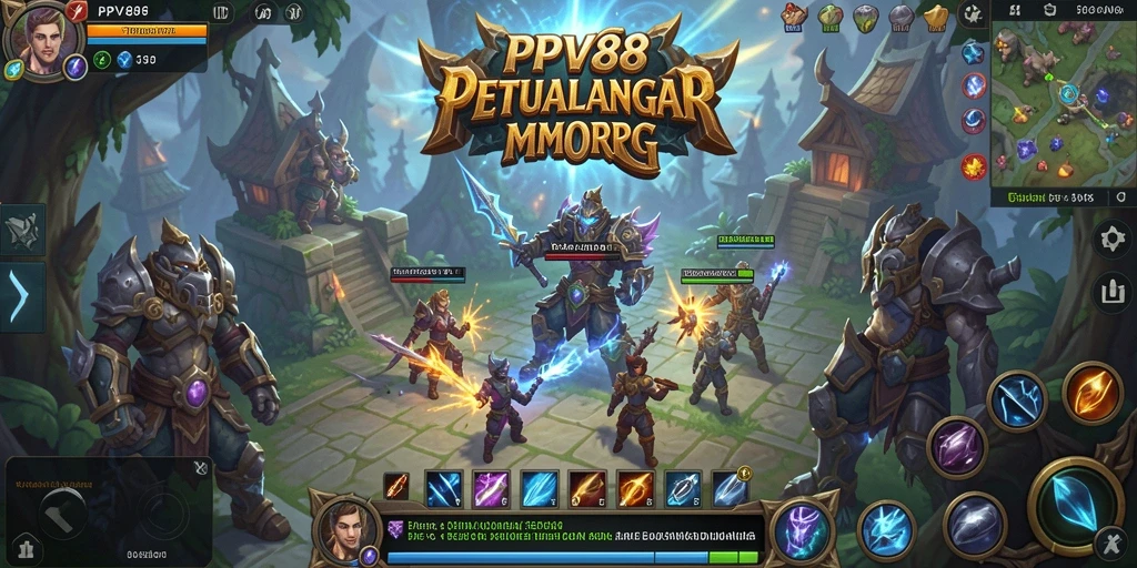 Gameplay seru PPV88 dalam dunia MMORPG yang luas.