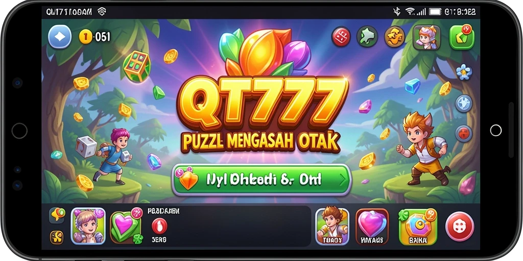 Tampilan screenshot gameplay QT777 dengan teka-teki menarik dan menantang.