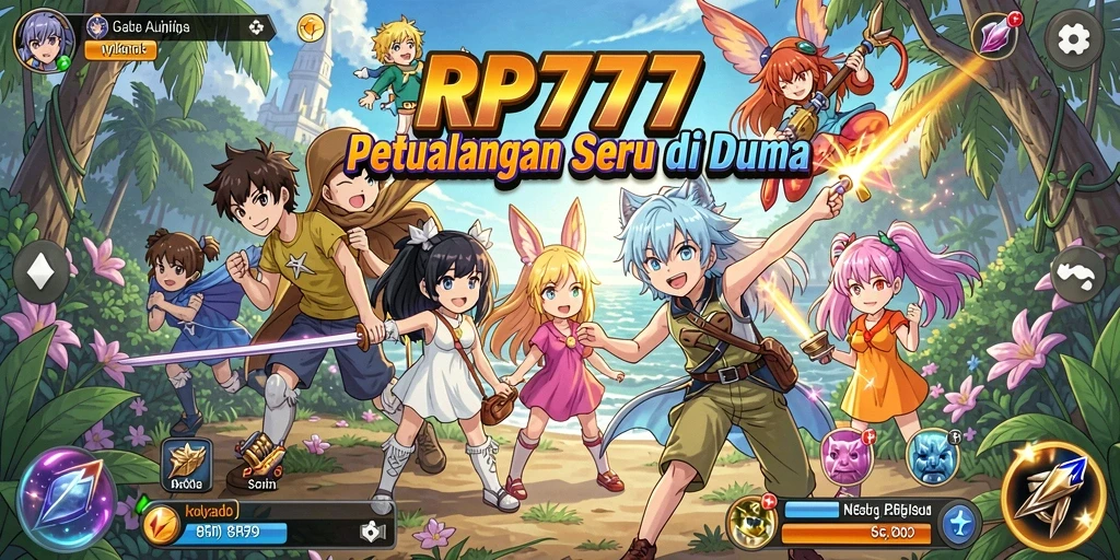 Gameplay RP777 yang penuh warna dan seru.