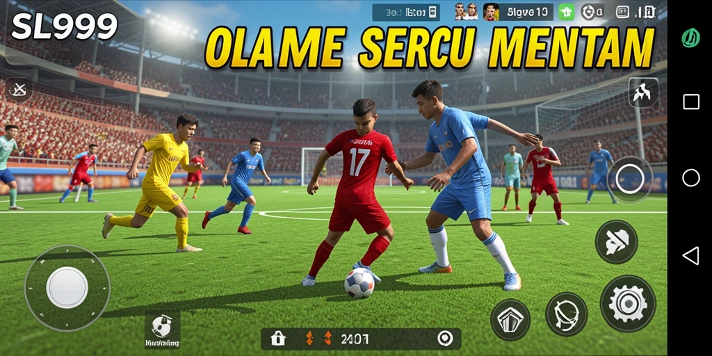 Tampilan gameplay <strong>SL999</strong> yang seru dan intens di arena olahraga.
