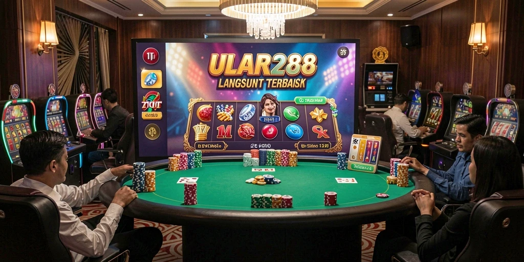 Tampilan gameplay seru dan interaktif dari ULAR288 Live Casino.