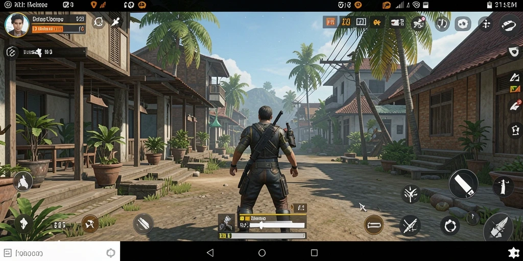 Screenshot utama V21 menunjukkan antarmuka sederhana dan intuitif.