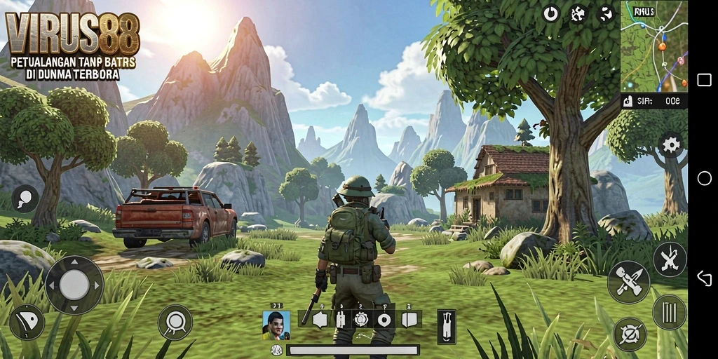 Gameplay seru di dunia terbuka VIRUS88.